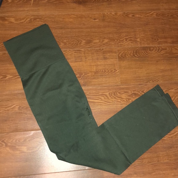 Tummy Control Leggings Olive - Picture 2 of 2